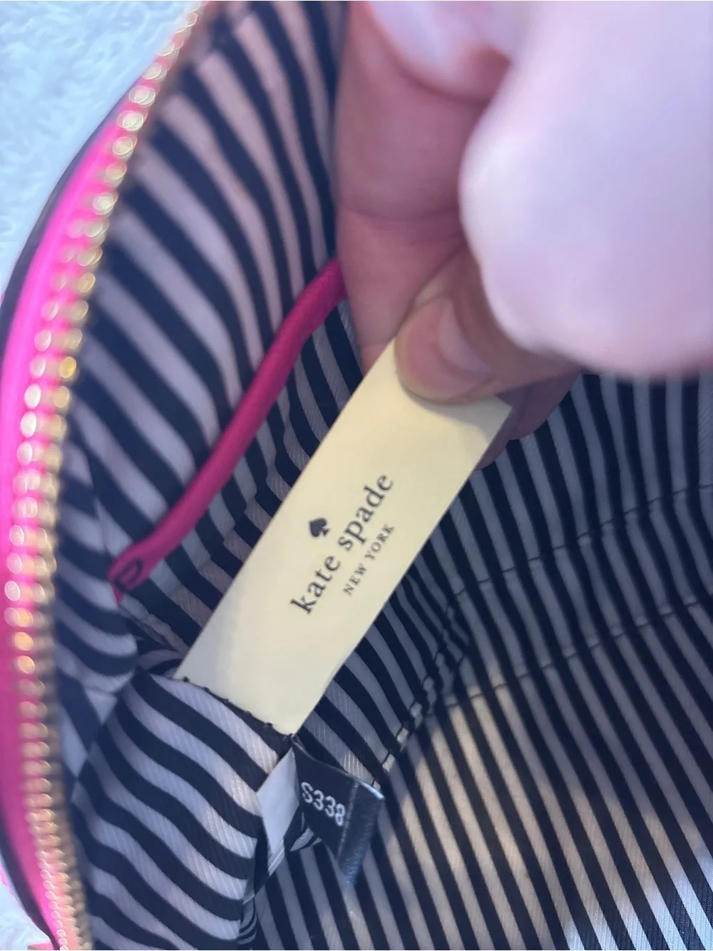 Kate Spade Cameron Street Hot Pink Crossbody Satchel NEW - Picture 6 of 6